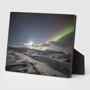 Northern Lights Nature Photo Plaque