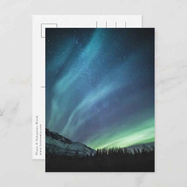 Northern Lights Nature Photo Postcard (Front/Back)
