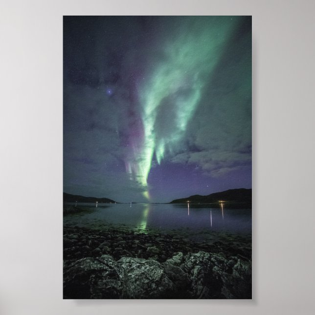 Northern Lights Nature Photo Poster (Front)