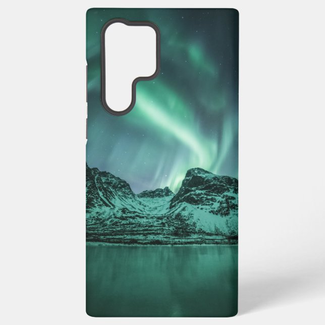 Northern Lights Nature Photo Samsung Galaxy S22 Ultra Case (Back)