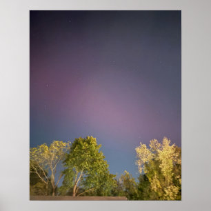 Northern Lights New Jersey Poster