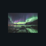 Northern Lights North Norway Canvas Print<br><div class="desc">Nature photo of the Northern Lights (Aurora borealis) in the north of Norway,  Scandinavia. Photo © Sebastian Worm.</div>