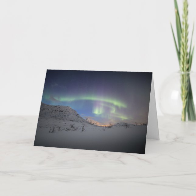 Northern Lights North Norway Card (Front)