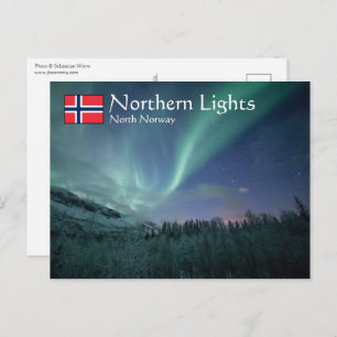 Northern Lights North Norway Postcard