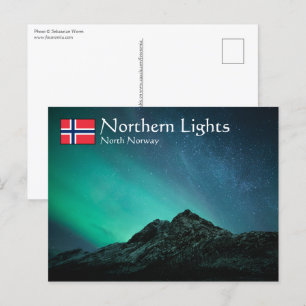 Northern Lights North Norway Postcard