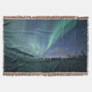 Northern Lights North Norway Throw Blanket