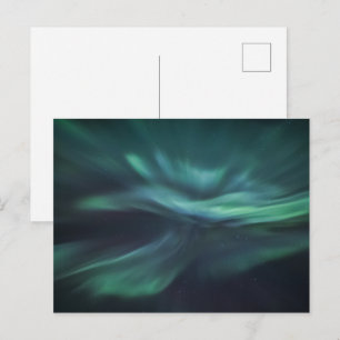 Northern Lights Norway Announcement Postcard