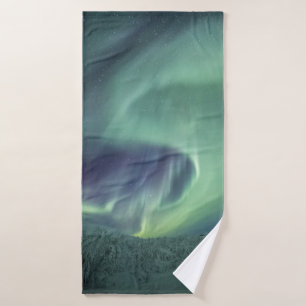 Northern Lights Norway Bath Towel