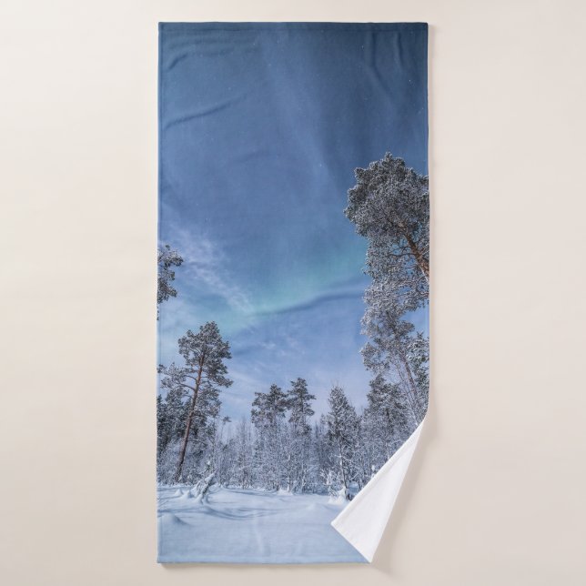 Northern Lights Norway Bath Towel (Bath Towel)