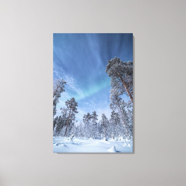 Northern Lights Norway Canvas Print (Front)