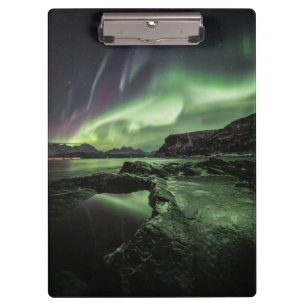 Northern Lights Norway Clipboard