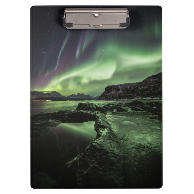 Northern Lights Norway Clipboard (Front)
