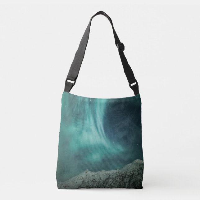 Northern Lights Norway Crossbody Bag (Front)