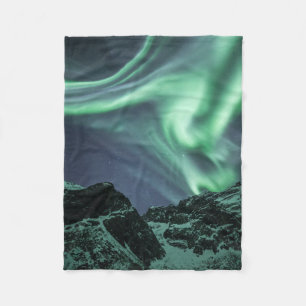 Northern Lights Norway Fleece Blanket
