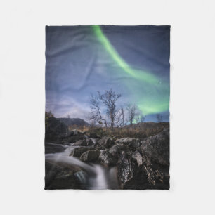 Northern Lights Norway Fleece Blanket