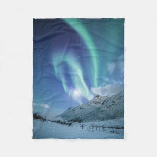 Northern Lights Norway Fleece Blanket