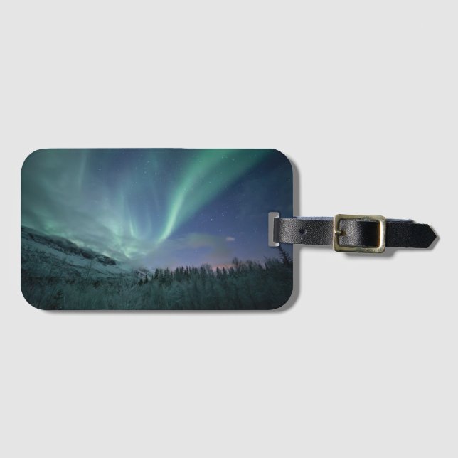 Northern Lights Norway Luggage Tag (Front Horizontal)
