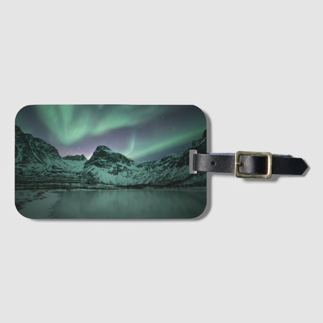 Northern Lights Norway Luggage Tag (Front Horizontal)