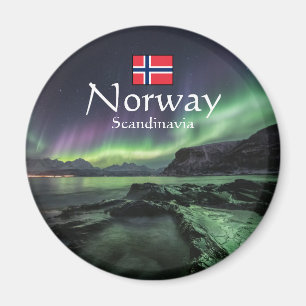 Northern Lights Norway Magnet