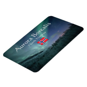 Northern Lights Norway Magnet