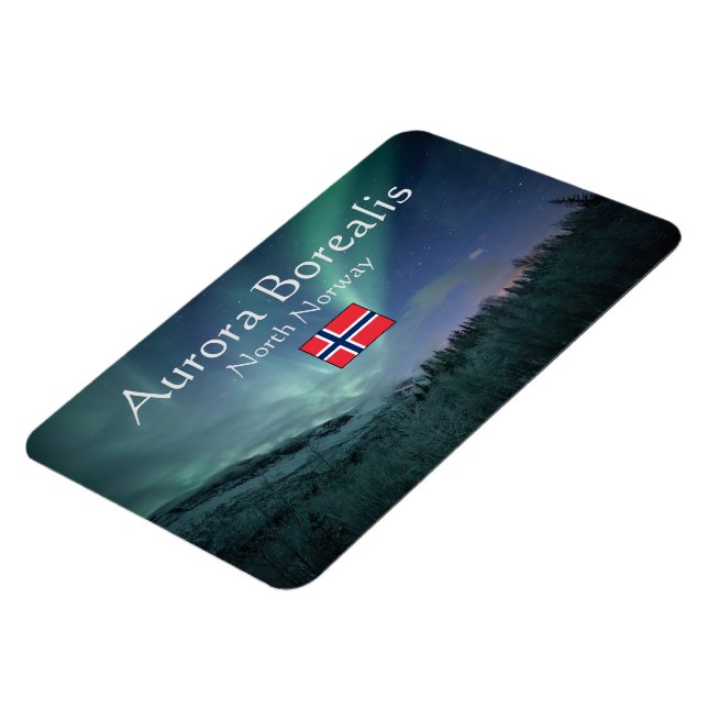 Northern Lights Norway Magnet (Left Side)