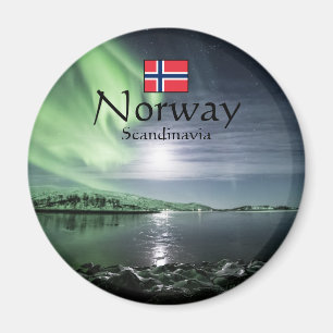 Northern Lights Norway Magnet