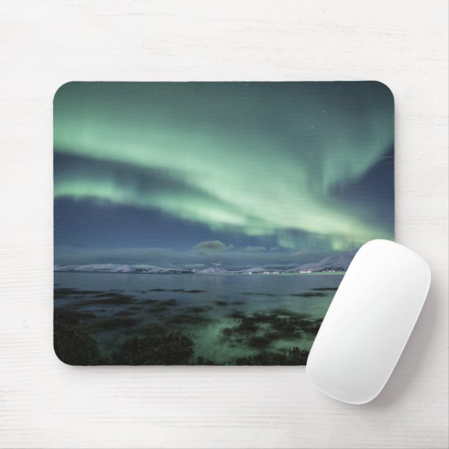 Northern Lights Norway Mouse Mat (With Mouse)
