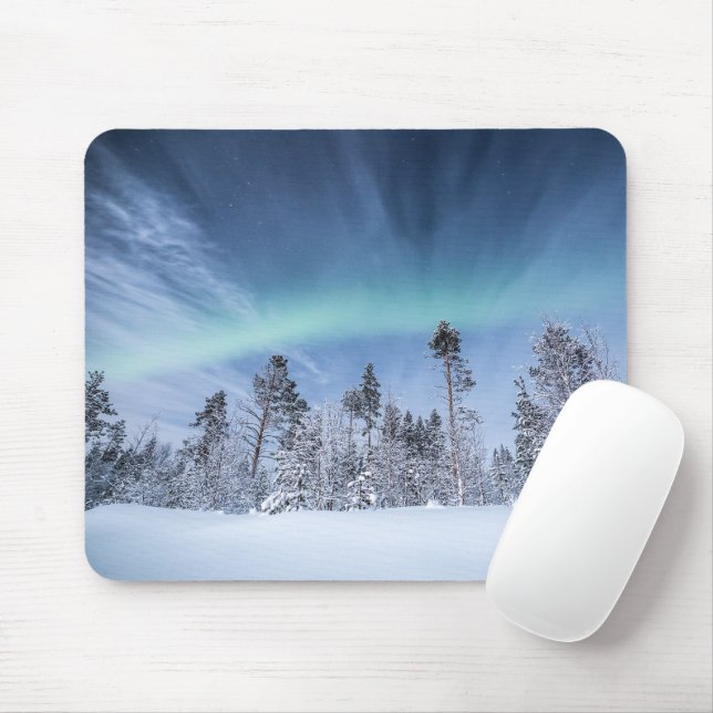Northern Lights Norway Mouse Mat (With Mouse)