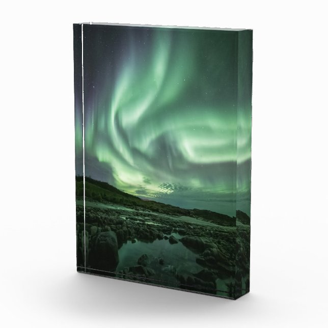 Northern Lights Norway Photo Block (Right)