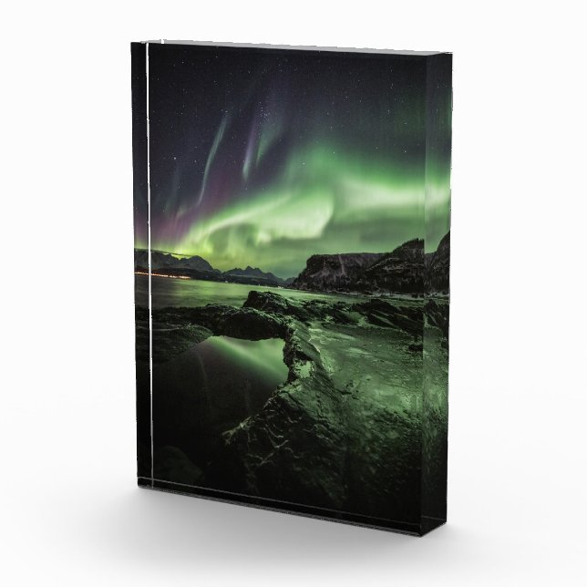 Northern Lights Norway Photo Block (Right)