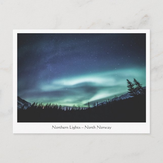 Northern Lights Norway Postcard (Front)