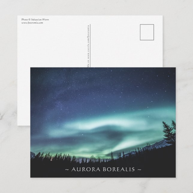 Northern Lights Norway Postcard (Front/Back)