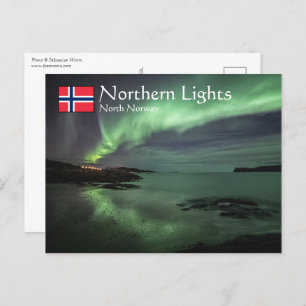 Northern Lights Norway Postcard