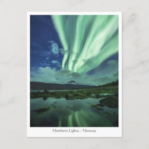 Northern Lights Norway Postcard
