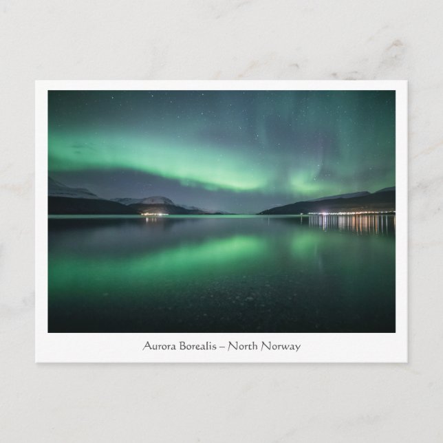 Northern Lights Norway Postcard (Front)