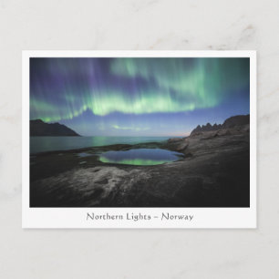 Northern Lights Norway Postcard