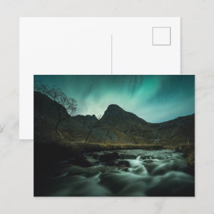 Northern Lights Norway Postcard