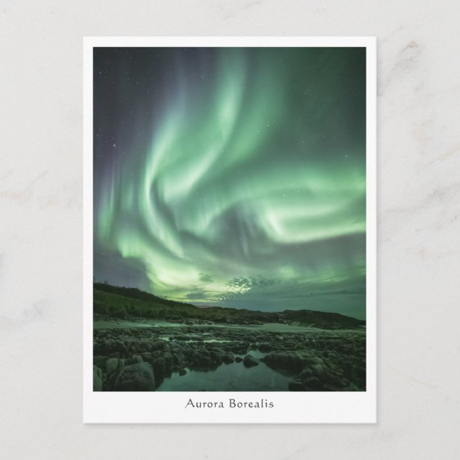 Northern Lights Norway Postcard (Front)