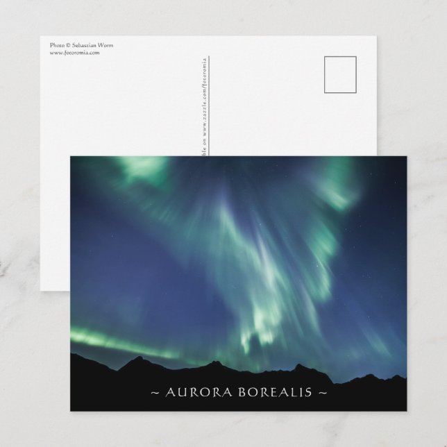 Northern Lights Norway Postcard (Front/Back)