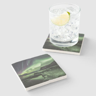 Northern Lights Norway Stone Coaster