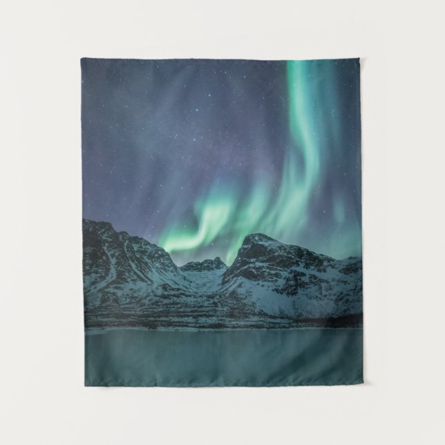 Northern Lights Norway Tapestry (Front)