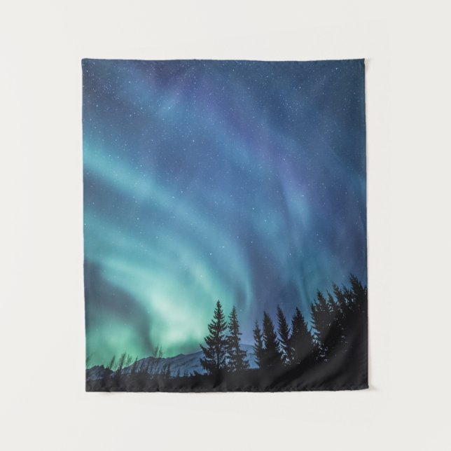 Northern Lights Norway Tapestry (Front)