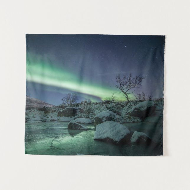 Northern Lights Norway Tapestry (Front (Horizontal))