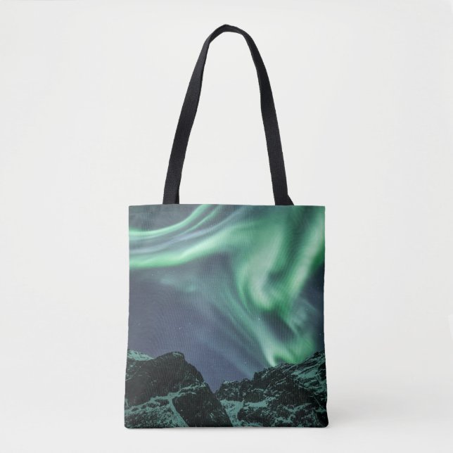 Northern Lights Norway Tote Bag (Front)