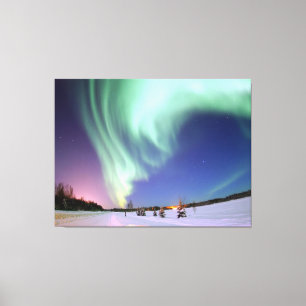 Northern Lights of Alaska Photograph Canvas Print