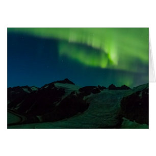 Northern Lights on Juneau Icefield (Blank Inside)