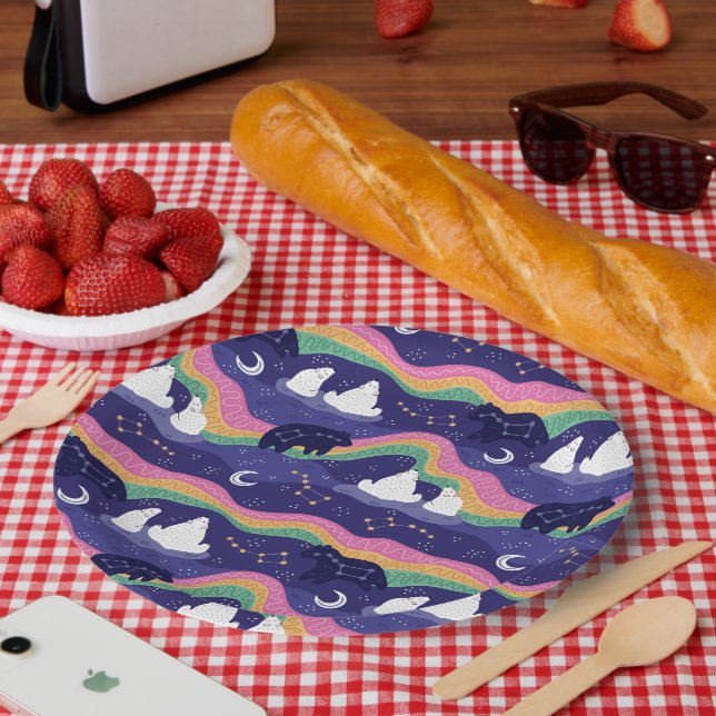 Northern Lights Paper Plates (Picnic)