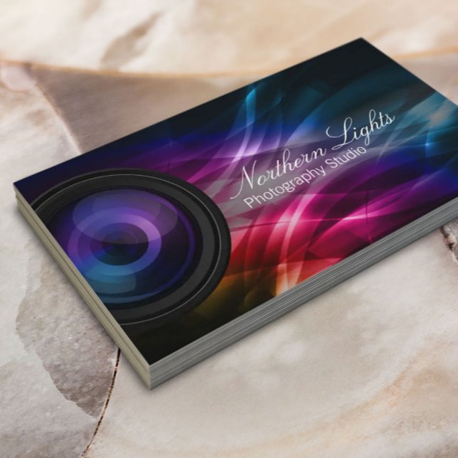 Northern Lights Photography Studio business card (Creator Uploaded)