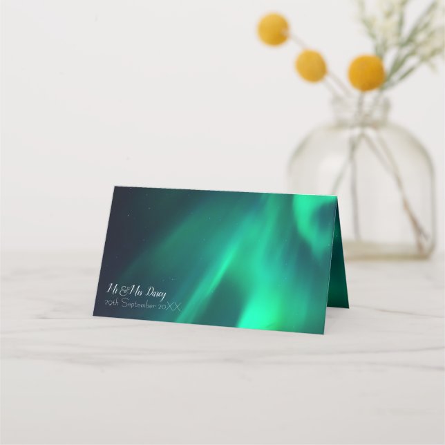 Northern Lights Place Card (Front)