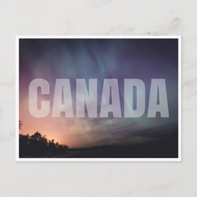 Northern Lights Postcard (Front)